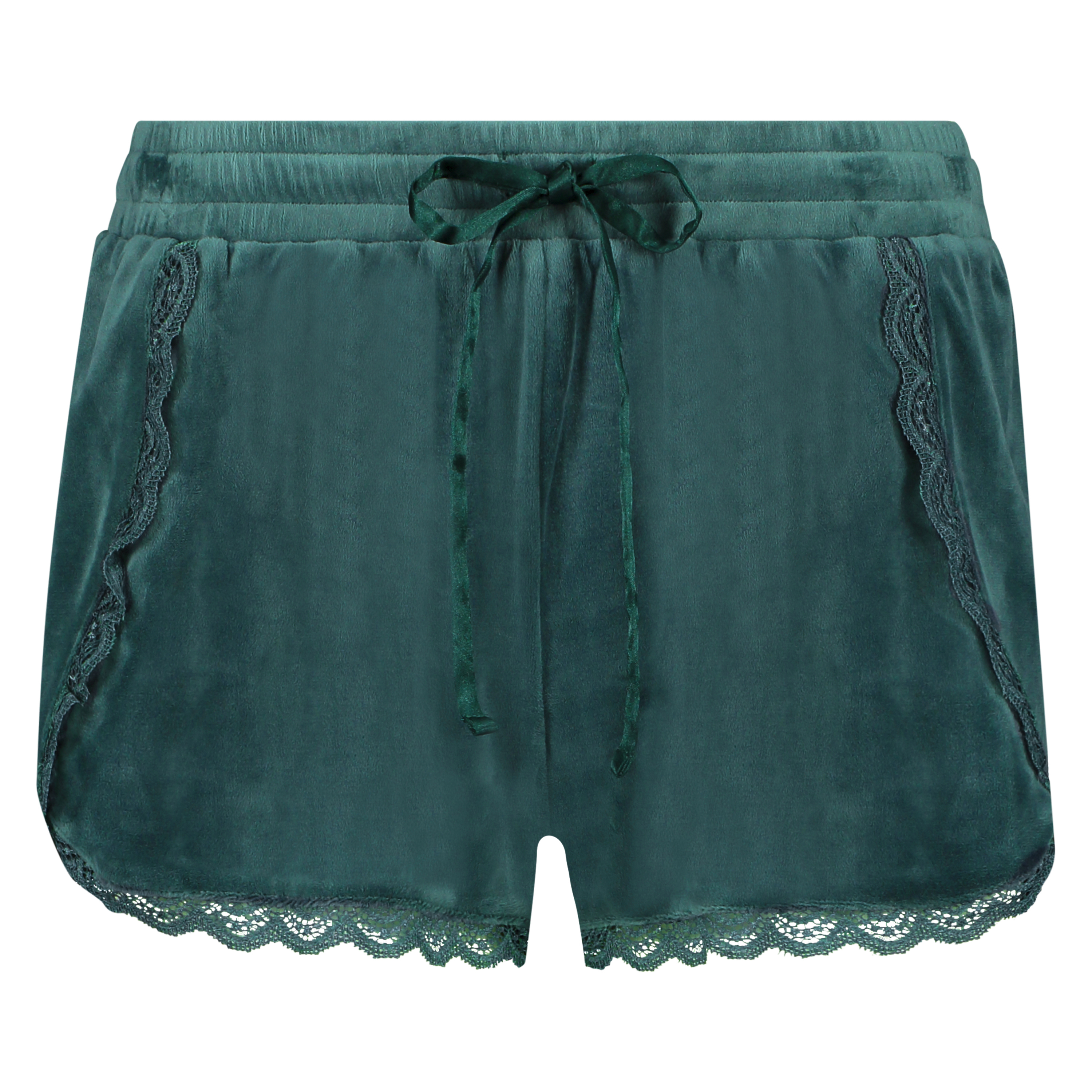 Short Velours Lace, Vert, main
