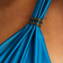 Vorgeformtes Bügel-Bikini-Top Sunset Dreams Cup E +, Blau