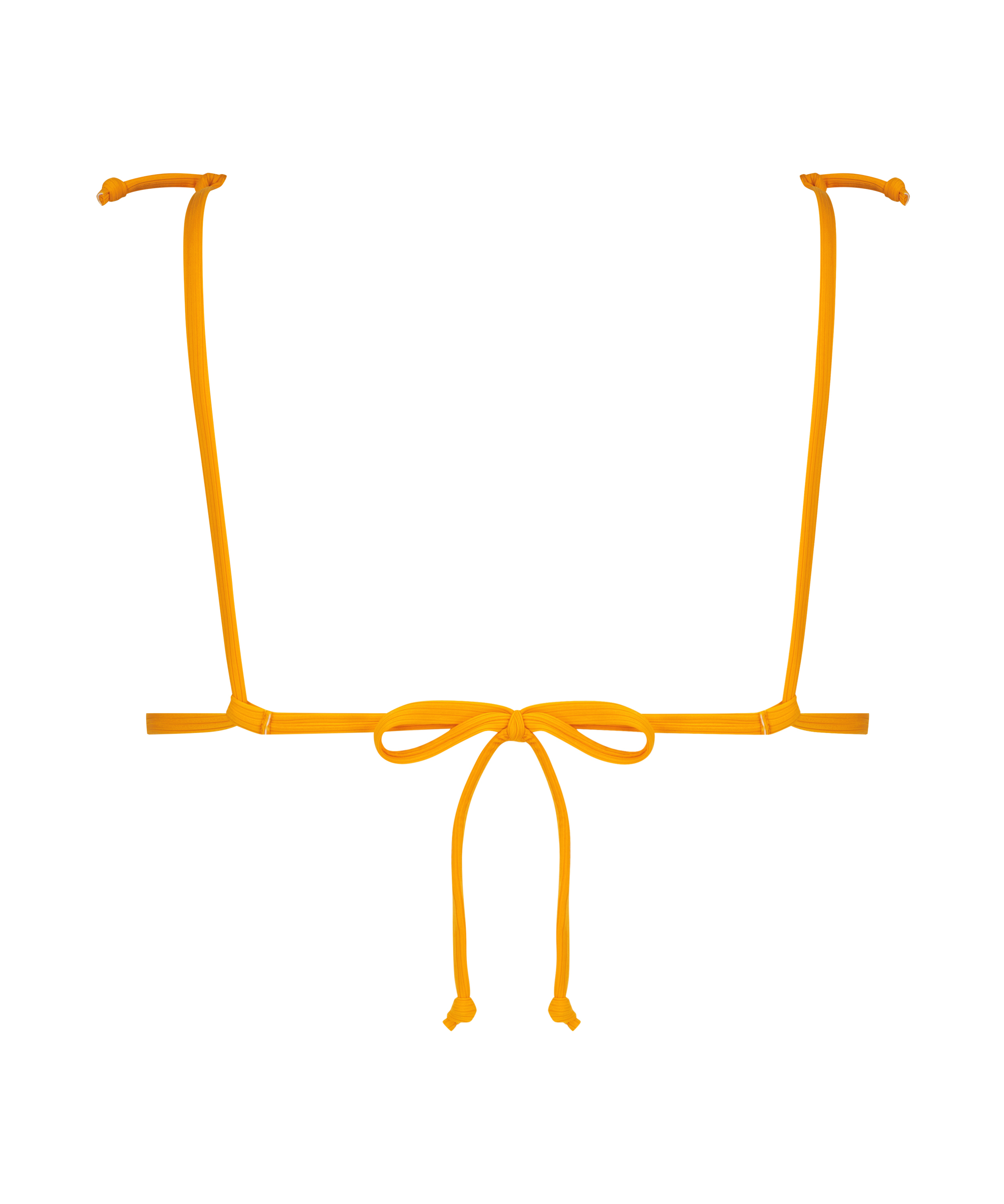 Haut de bikini triangle Texture, Noir, main