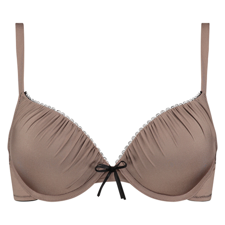 Soutien-gorge &agrave; armatures pr&eacute;form&eacute; push-up Giselle, Marron