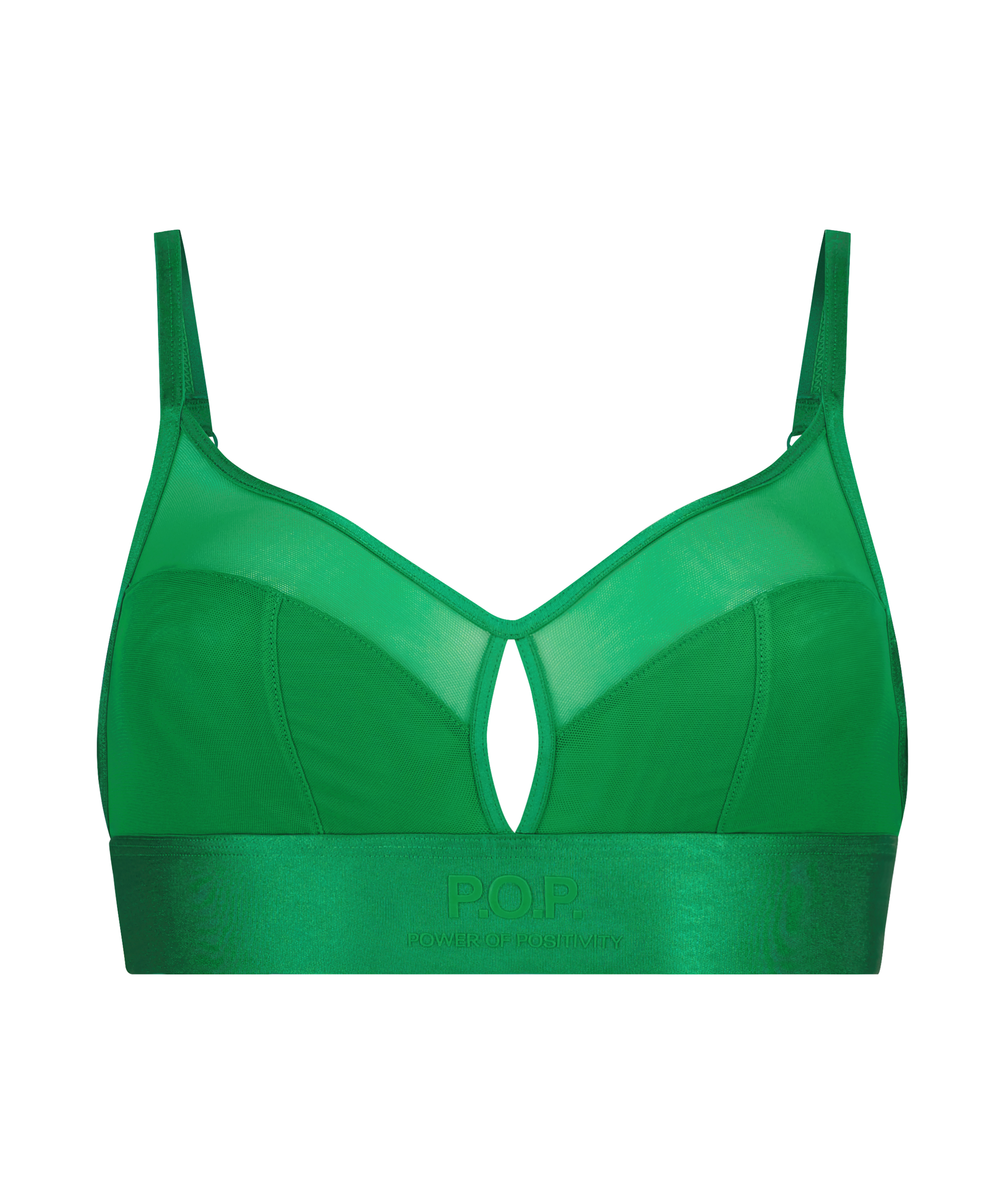 Bralette Mesh-Gewebe Flexing, Grün, main