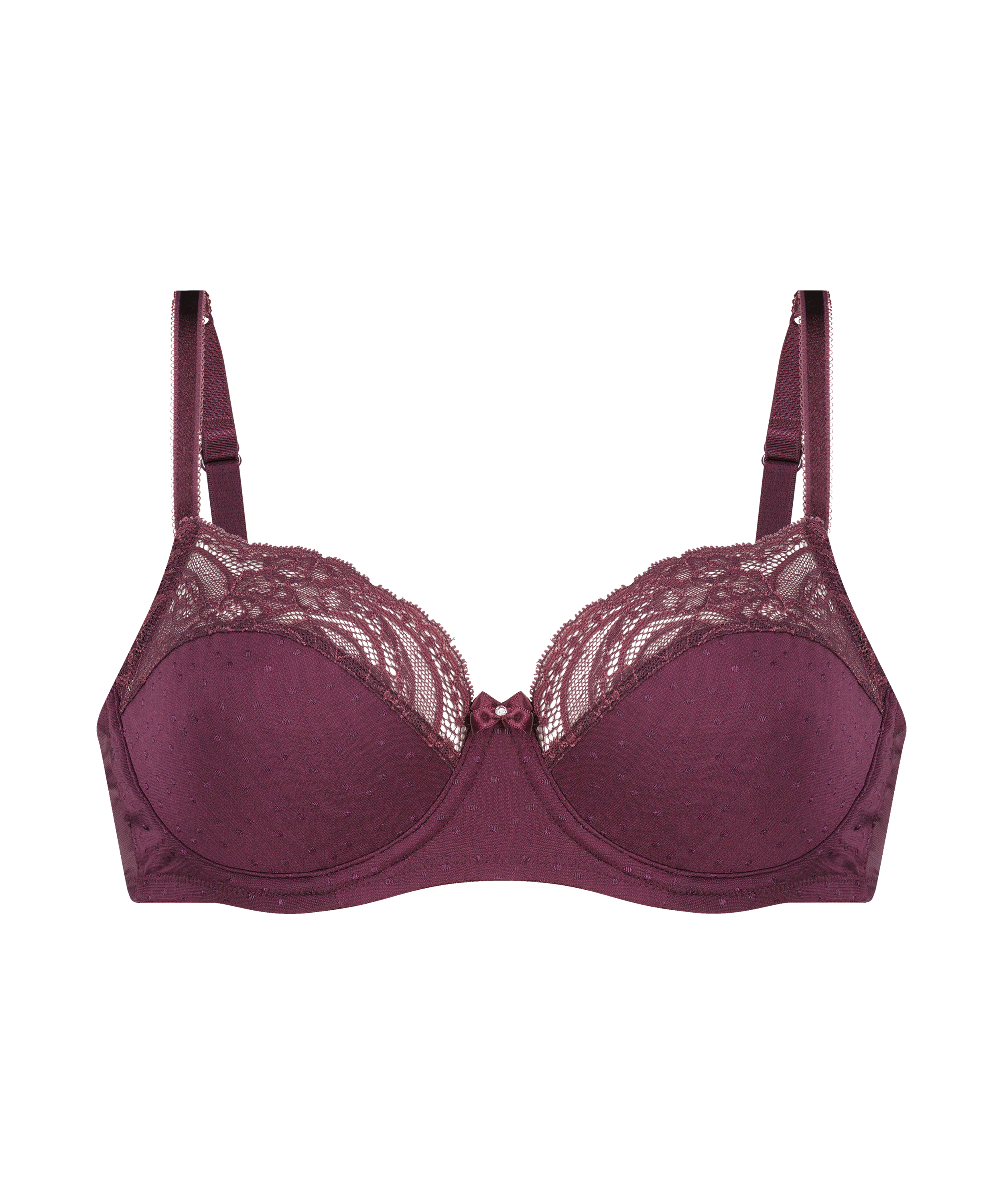 Soutien-gorge &agrave; armatures non-pr&eacute;form&eacute; Sophie, Violet, main