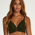 Soutien-gorge &agrave; armatures pr&eacute;form&eacute; longline Ollie, Vert