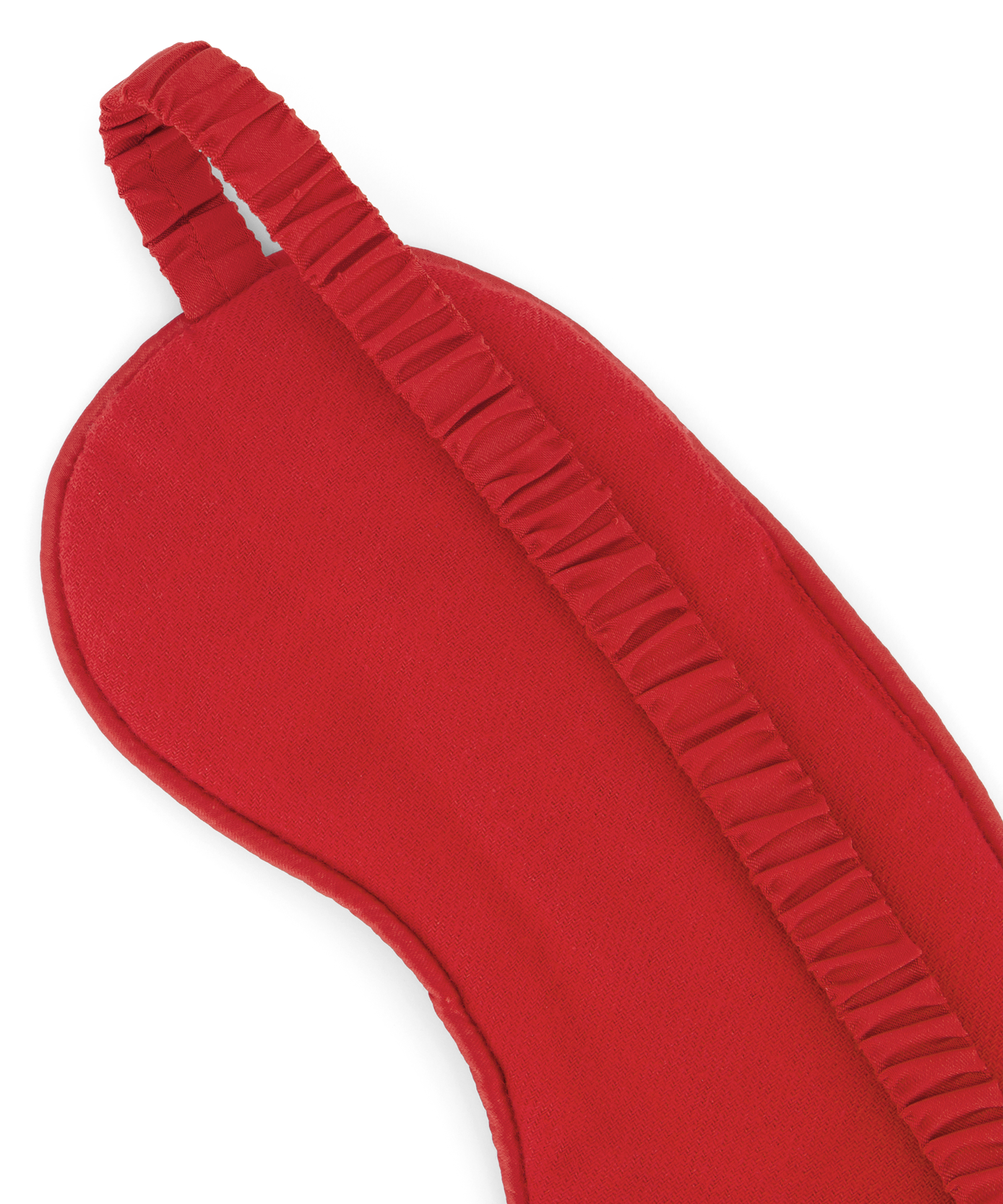 Schlafmaske Flanell, Rot, main
