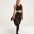 Soutien-gorge de sport HKMX The Motion Level 2, Noir