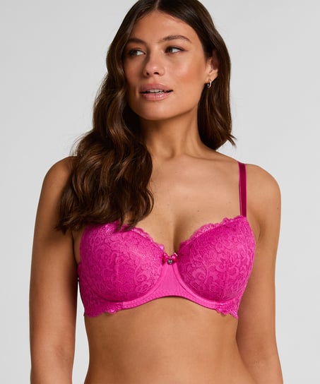 Soutien-gorge &agrave; armatures pr&eacute;form&eacute; Marine, Rose