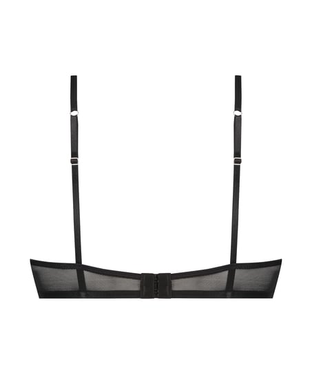 Unwattierter Bügel-BH Pippa, Schwarz