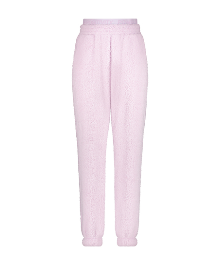 Flauschige Jogginghose Boyfriend Sweet One, Lila
