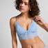 Triangel-Bralette Posie, Blau