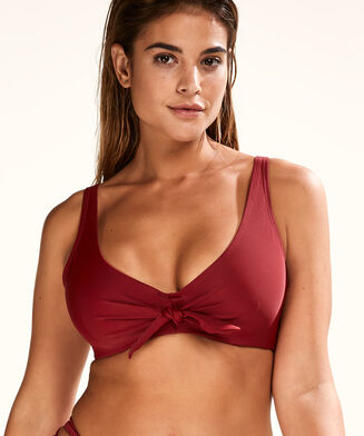 Anneau non ajust&eacute; haut de bikini Sunset Dreams, Rouge