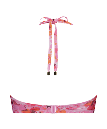 Bikini-Oberteil Floral Cup E +, Rose