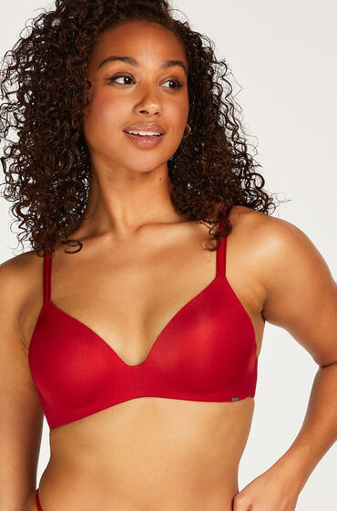 Image of Hunkemöller Vorgeformter push-up BH ohne Bügel Mona Rot