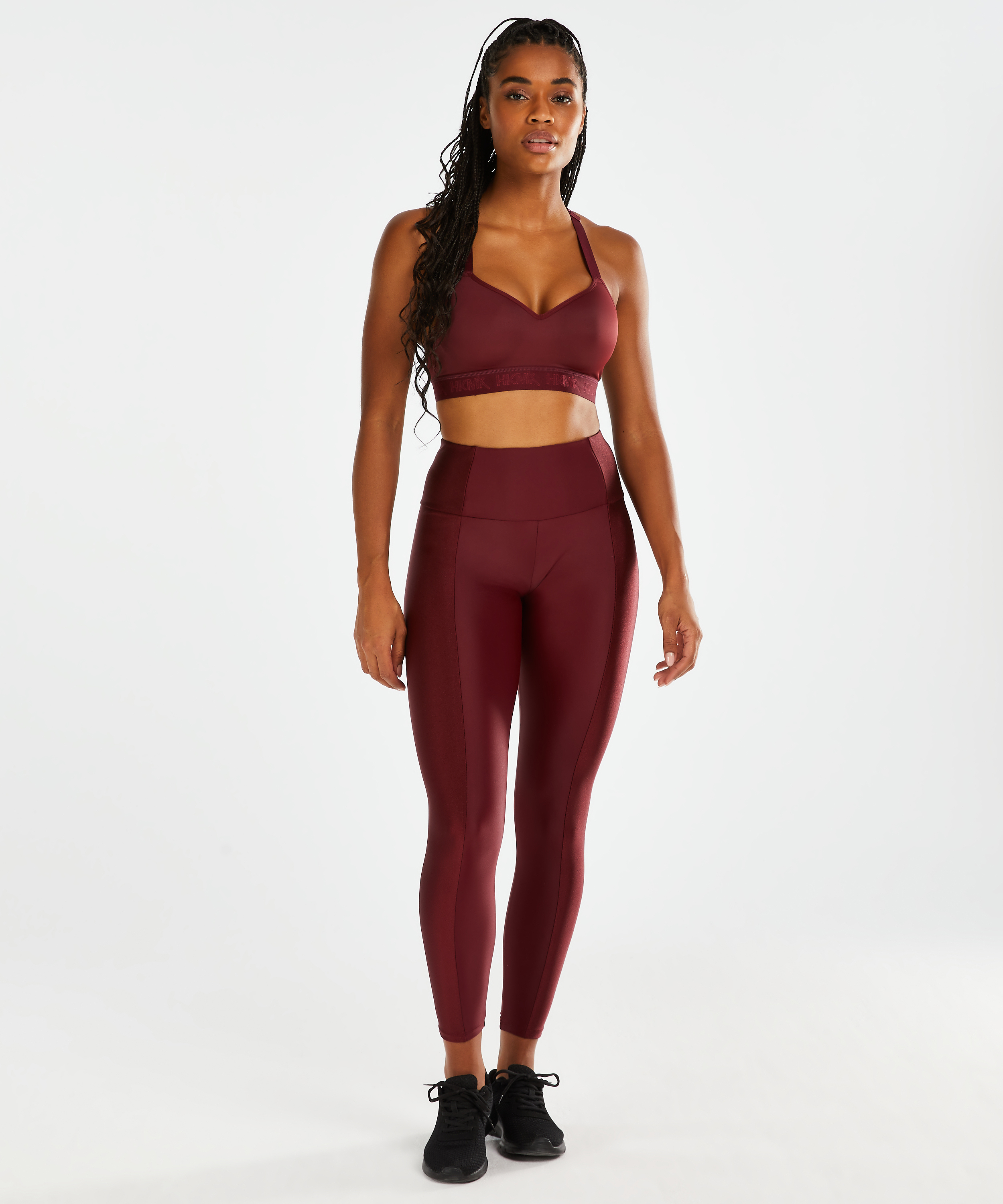HKMX H&uuml;ft-Sportlegging Shine On, Rot, main