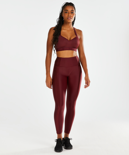 HKMX H&uuml;ft-Sportlegging Shine On, Rot