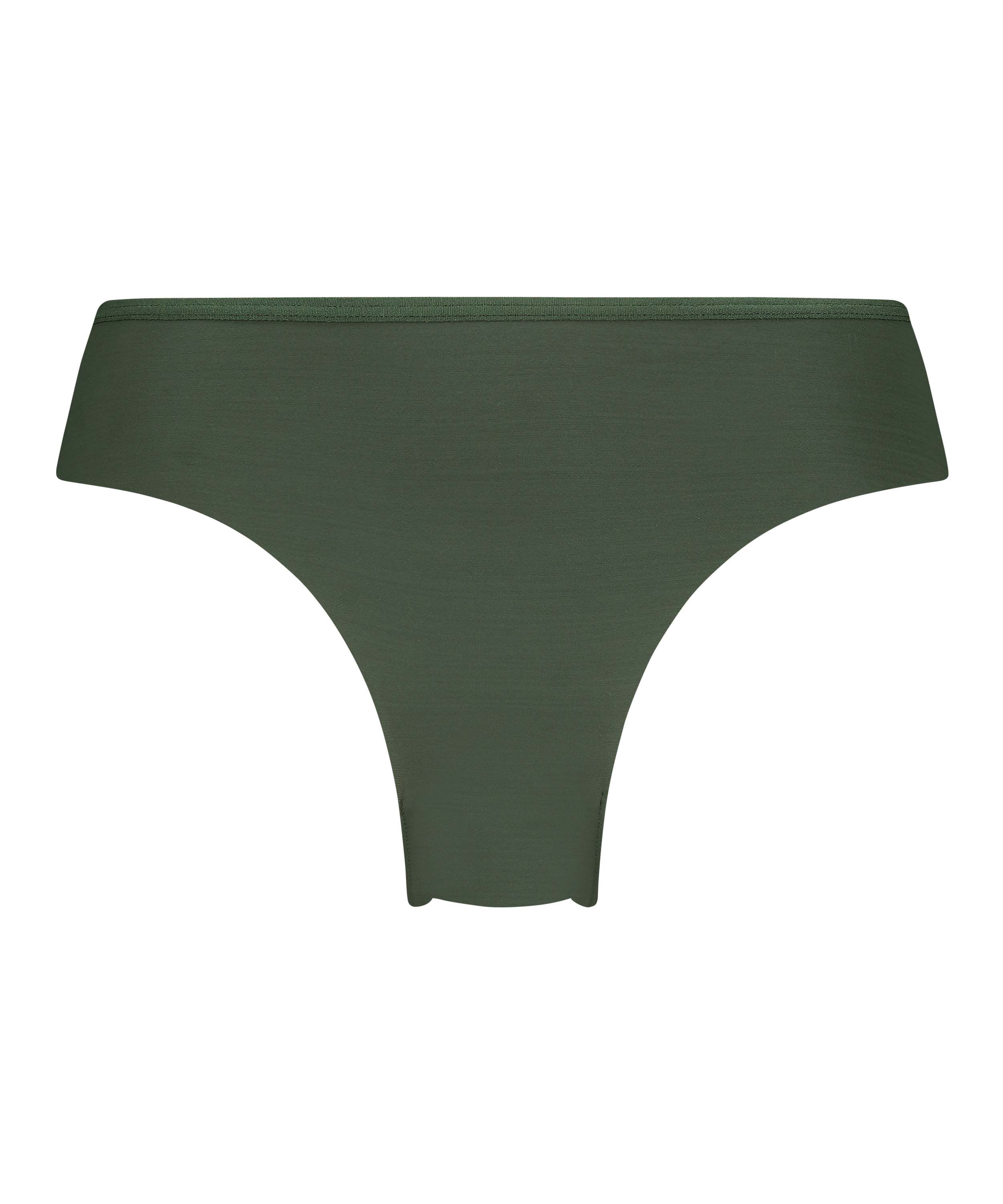 Slip br&eacute;silien Invisible Lace Back, Vert