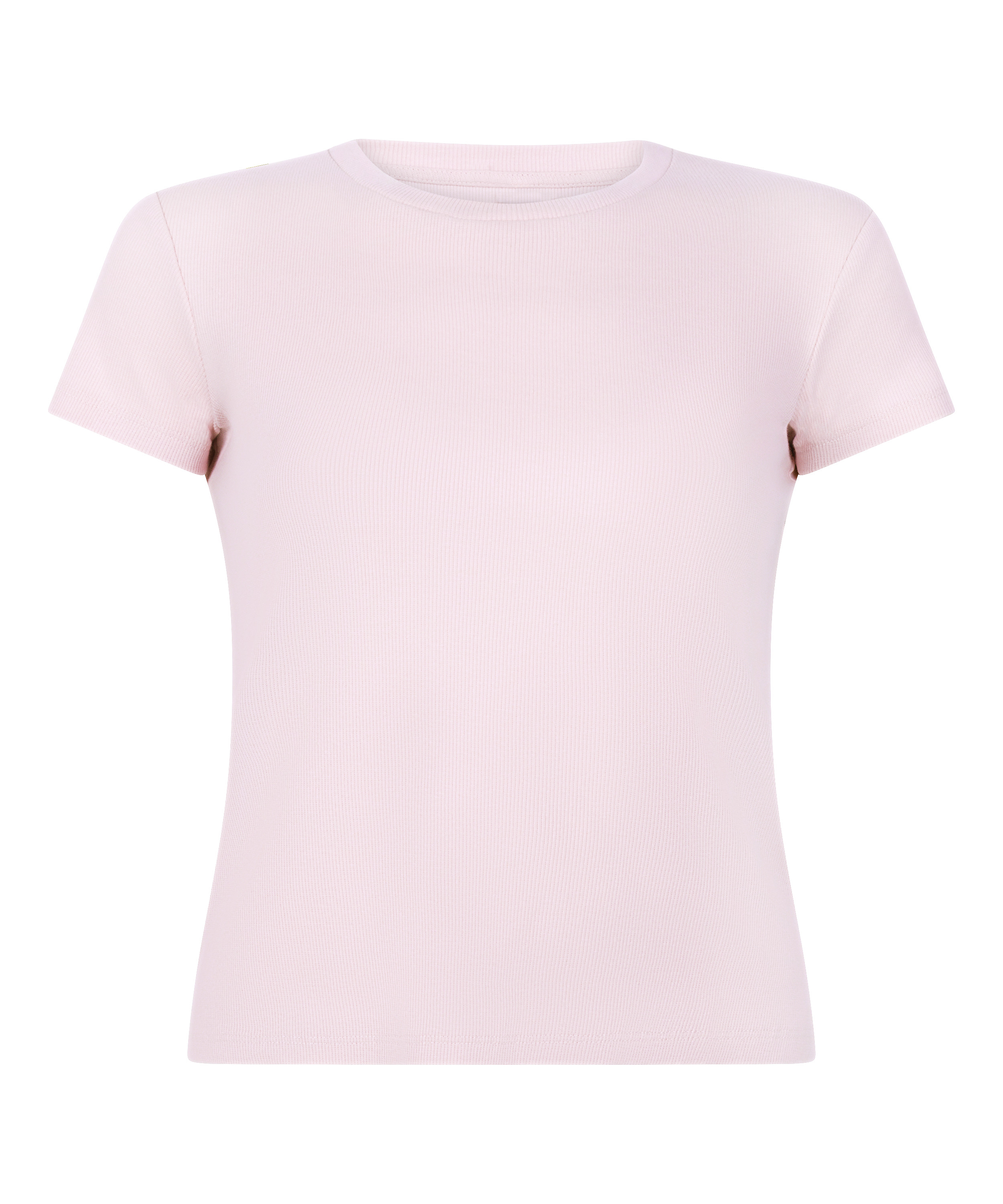 Pyjamatop Rib Crew Neck, Rose, main