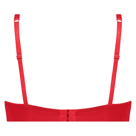 Vorgeformter Bügel-Push-up-BH Maya, Rot