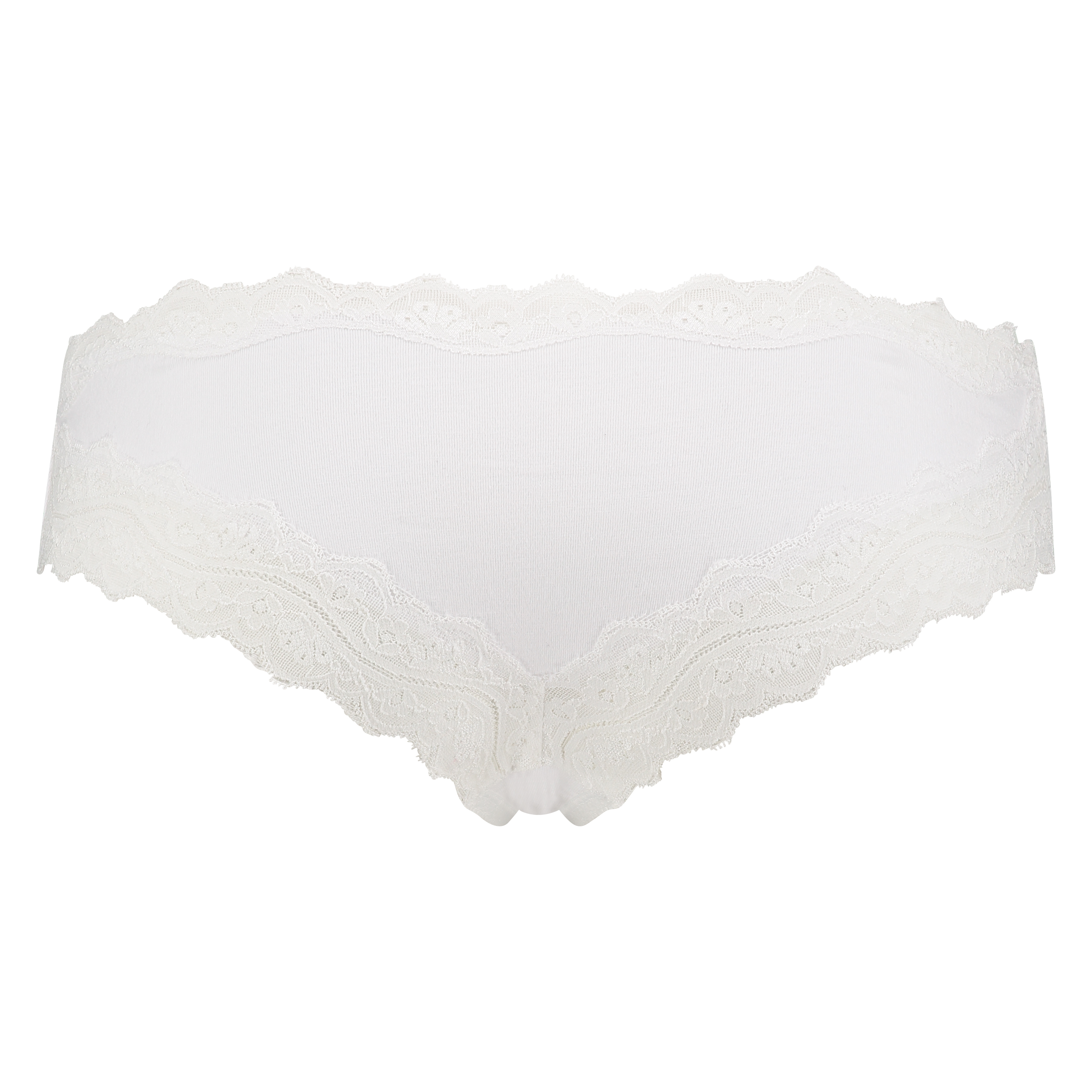 Slip brésilien coton, Blanc, main