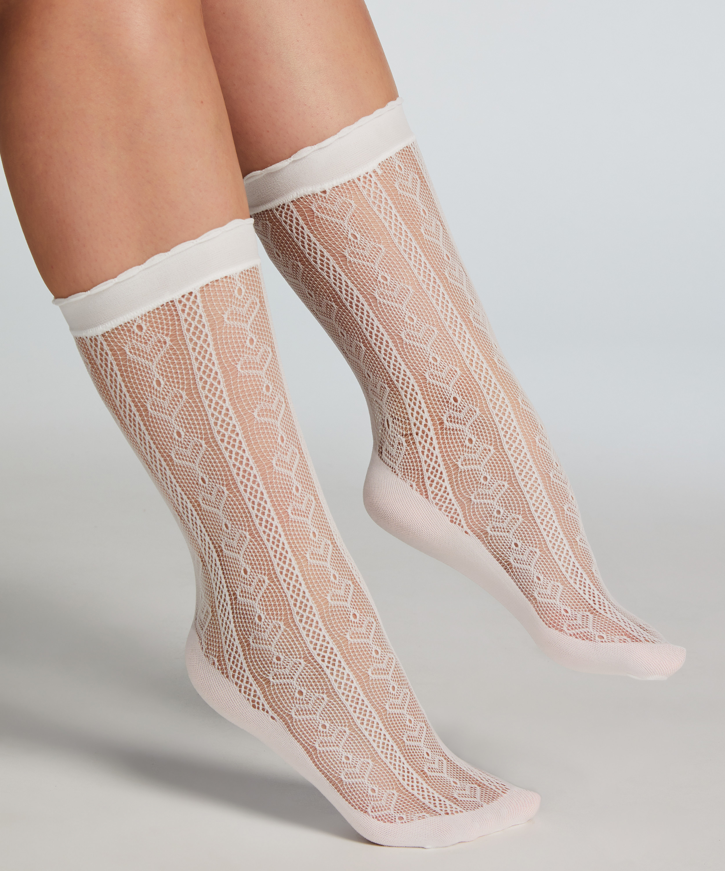 1 Paar Socken, Weiß, main