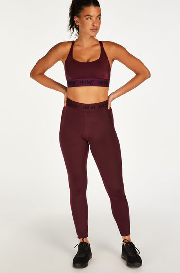 Image of Hunkemöller HKMX Sport-Leggings mit regulärer Taille Lila