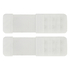 Lot de 2 extensions pour soutien-gorge, Blanc