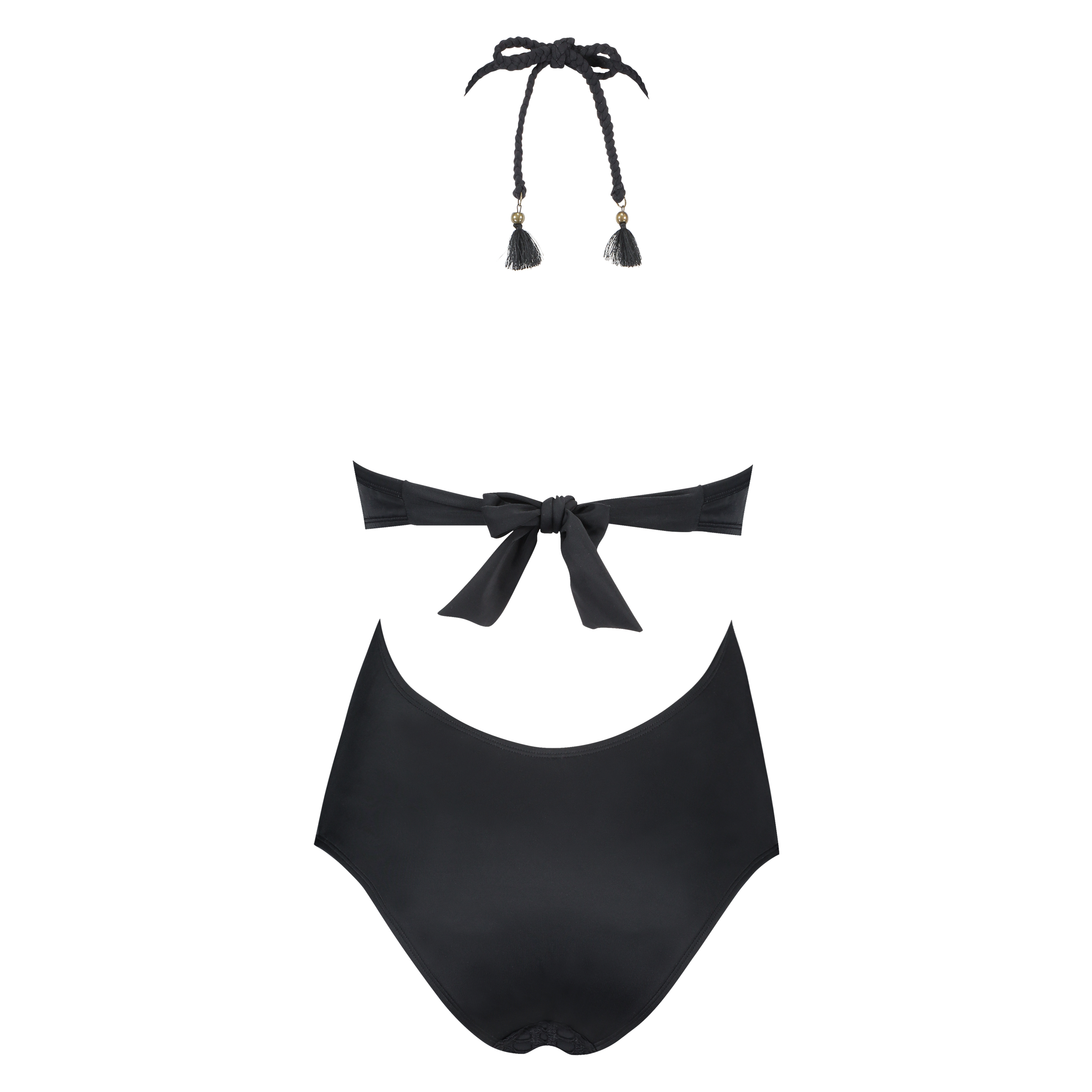 Maillot de bain Borneo Mesh, Noir, main