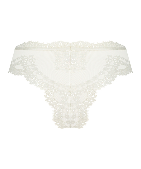Slip brésilien Daisy, Blanc