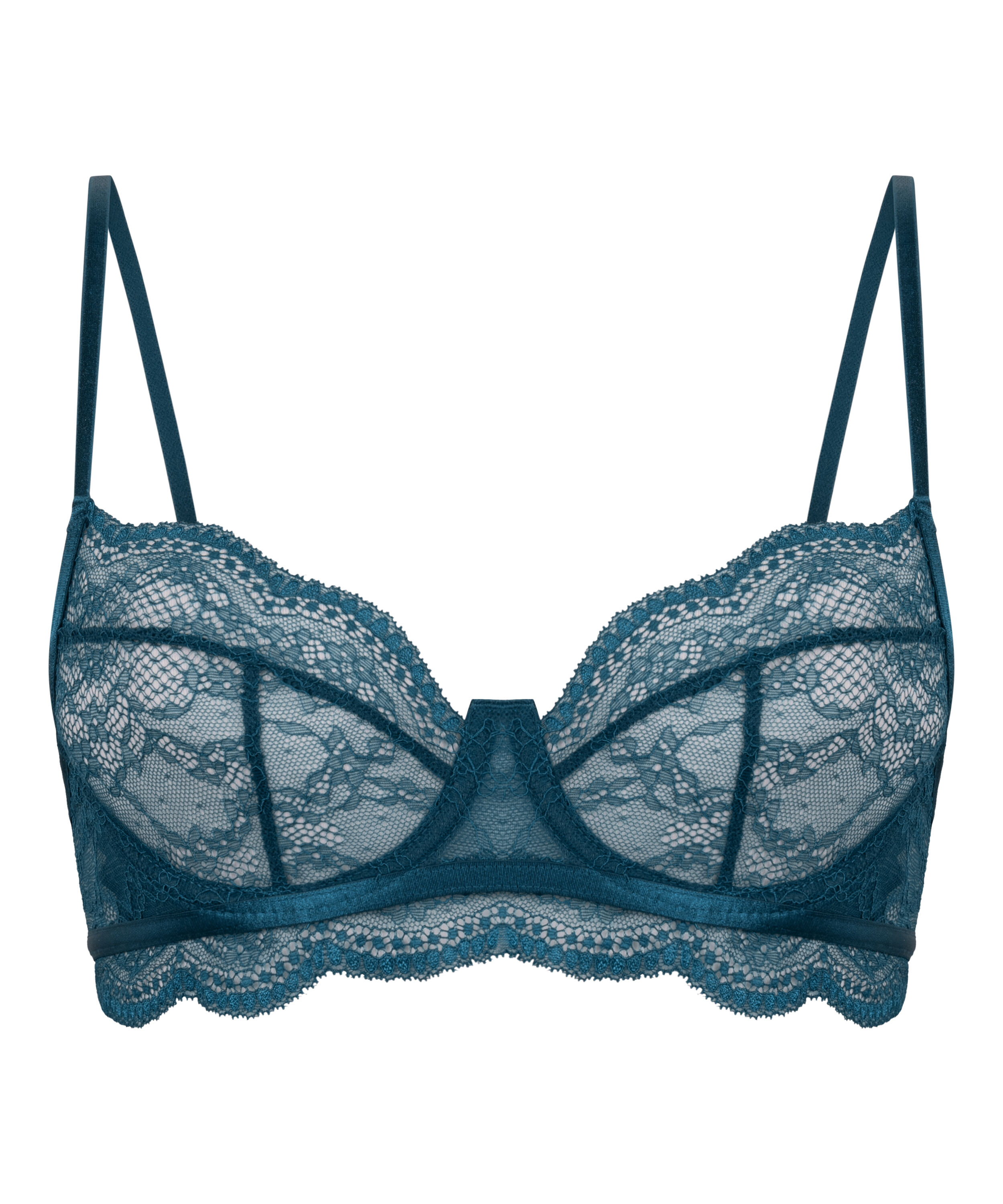 Soutien-gorge non-rembourr&eacute; &agrave; armatures Isabelle, Bleu