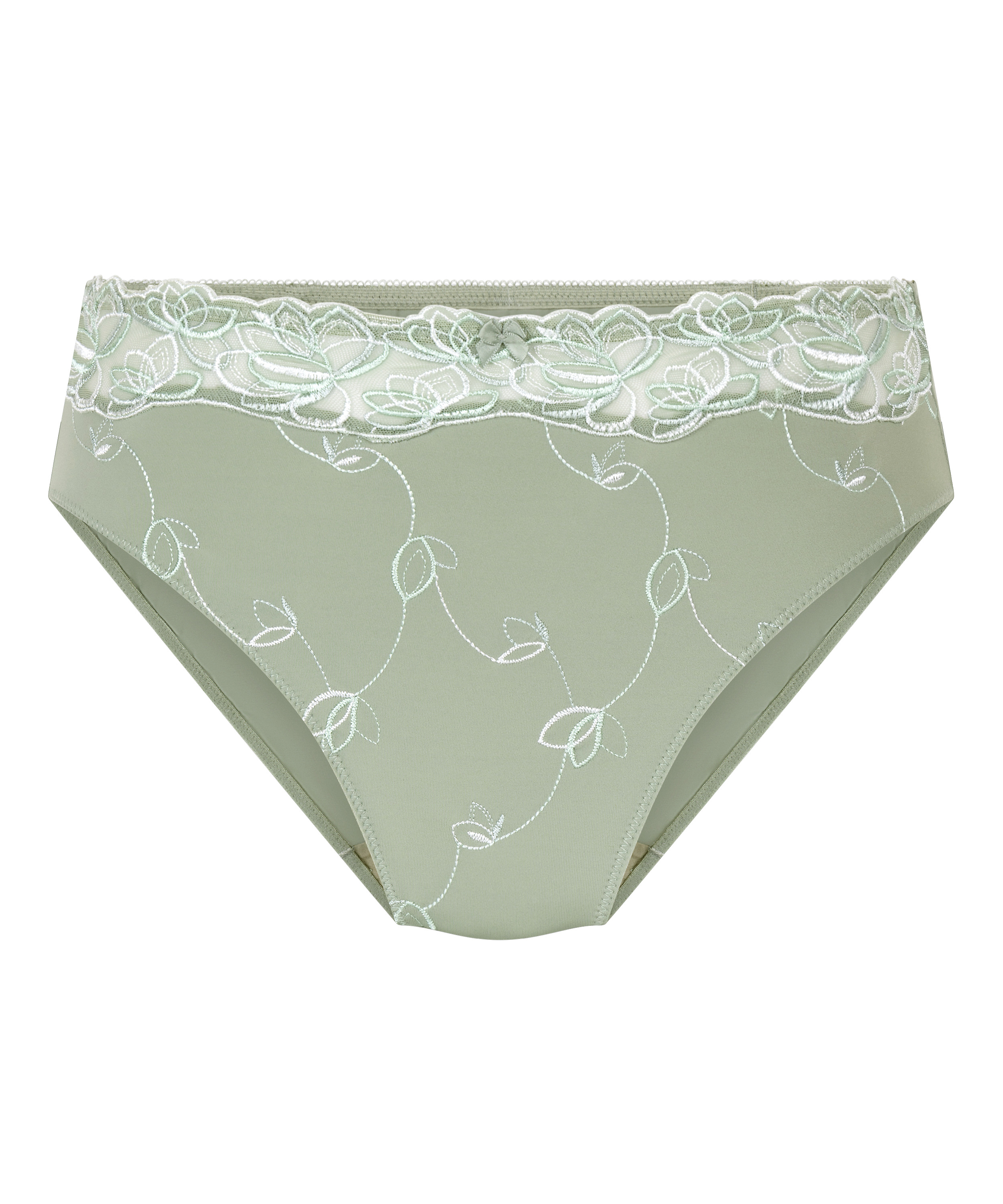 Slip taille haute Diva, Vert, main