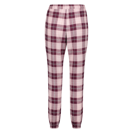 Petite Pyjamahose Twill Check, Rot
