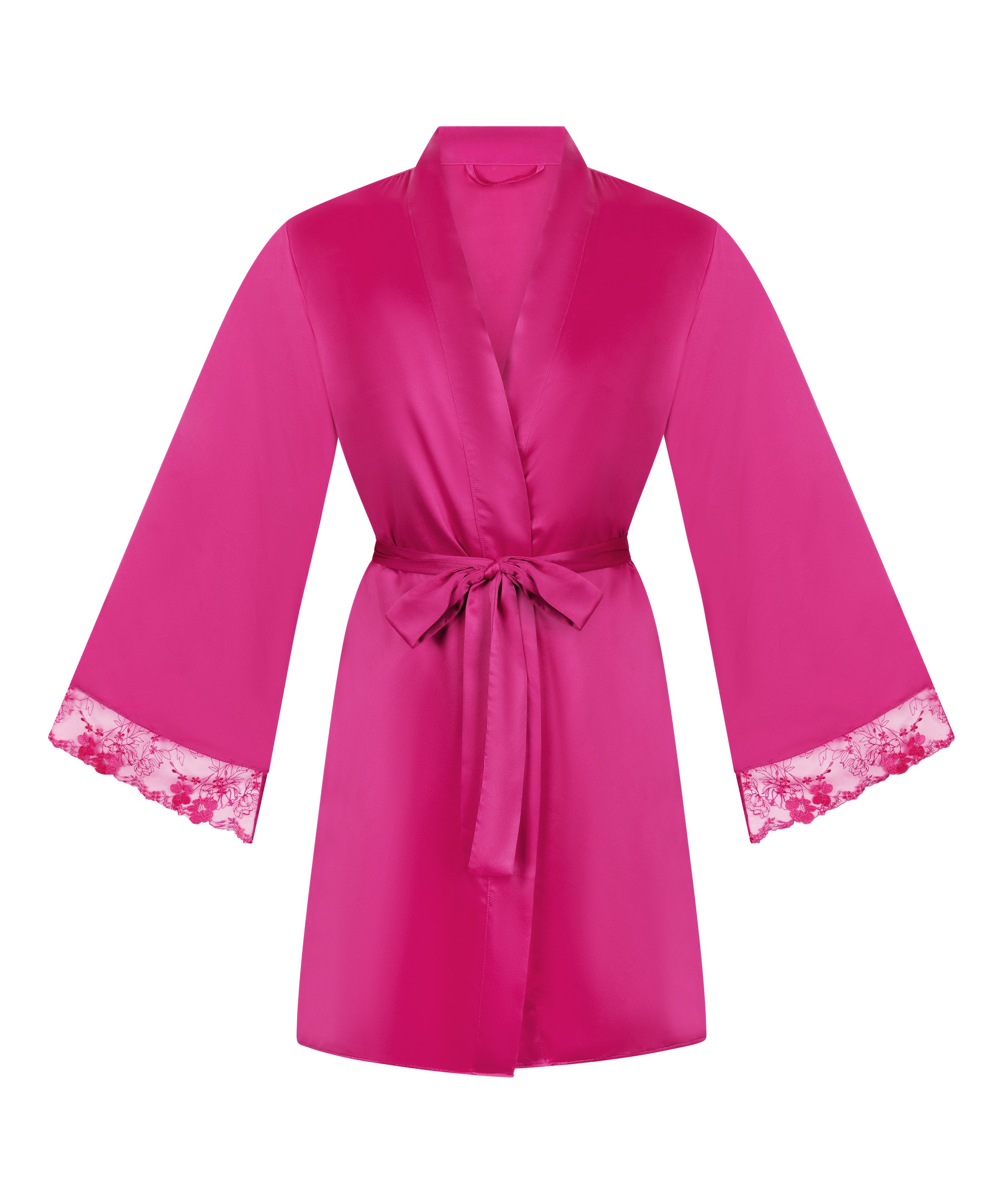 Peonie Kimono Satin, Rose, main