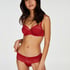 Soutien-gorge à armatures non-préformé Sophie, Rouge