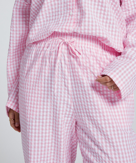 Pyjamahose Baumwolle, Rose