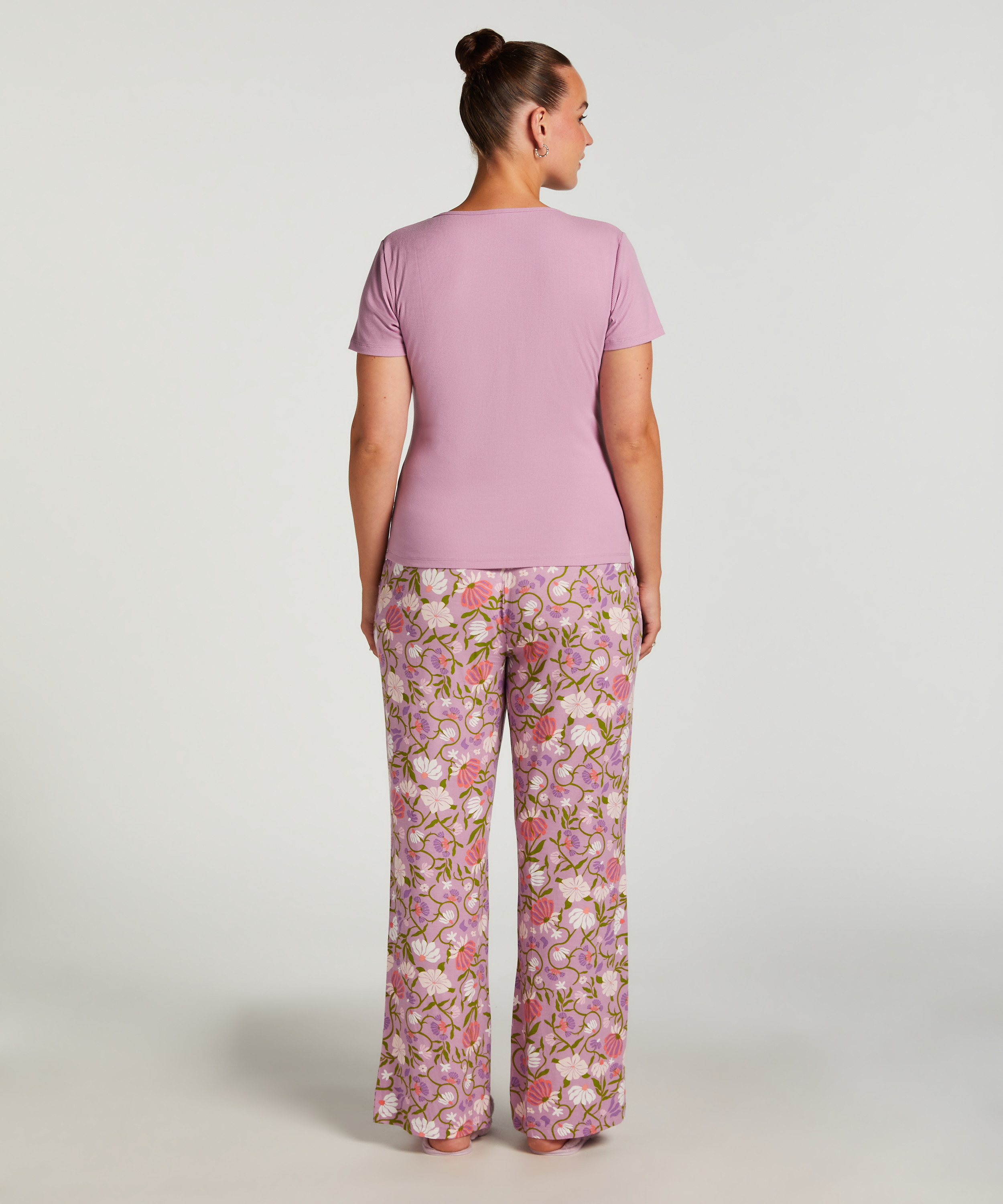 Pantalon de pyjama Jersey, Violet, main