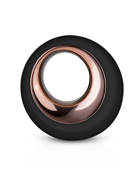 Ferngesteuerter Vibrator Spitzen-Tanga, Schwarz