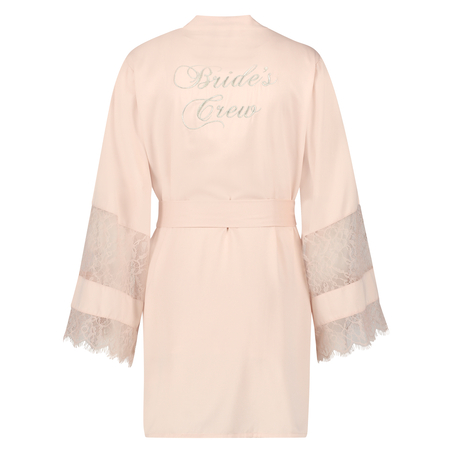 Satin-Kimono Bridal, Rose