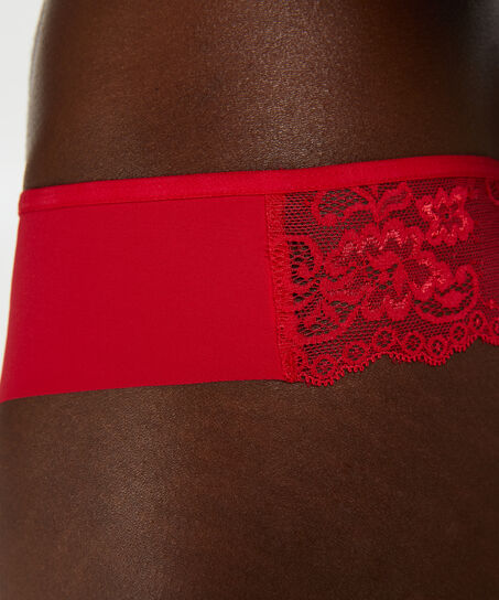 String Invisible Lace back, Rouge