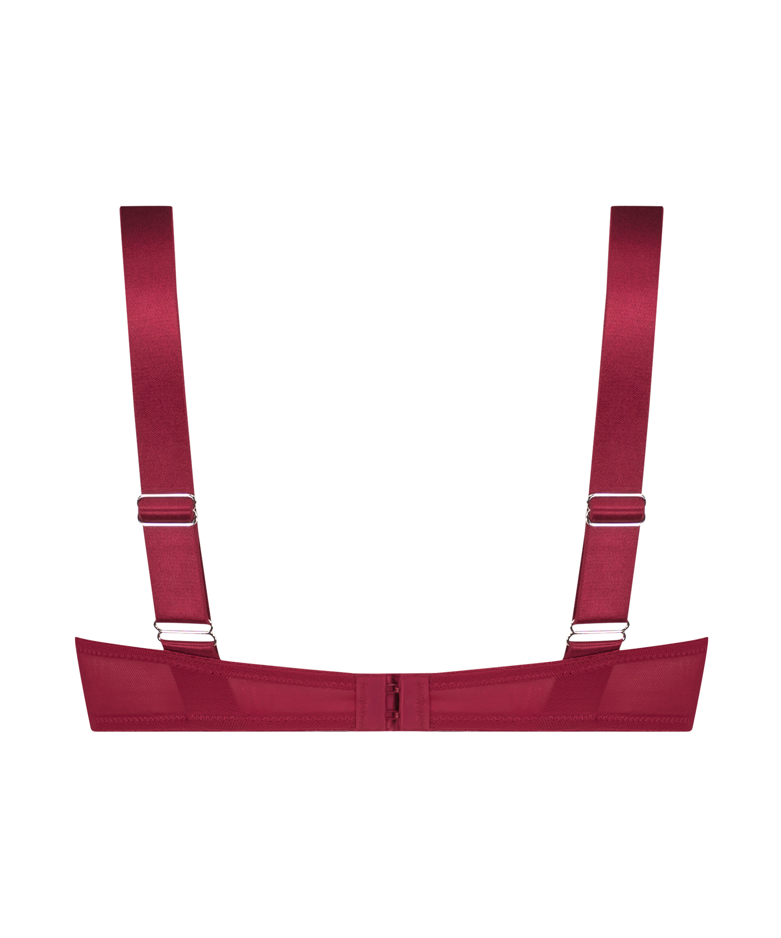 Soutien-gorge non rembourr&eacute; &agrave; armatures Hana, Rouge, main