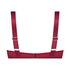 Soutien-gorge non rembourr&eacute; &agrave; armatures Hana, Rouge