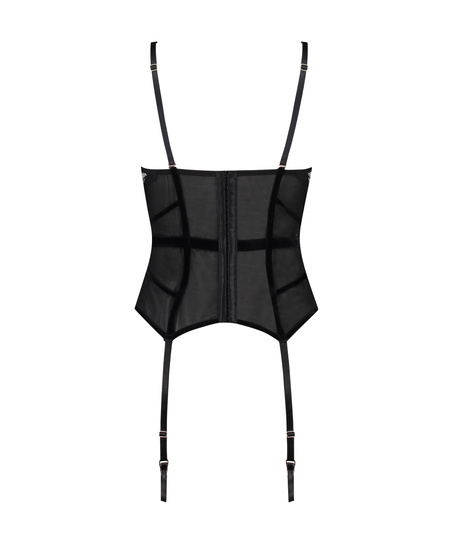Bustier Raine Rebecca Mir, Noir