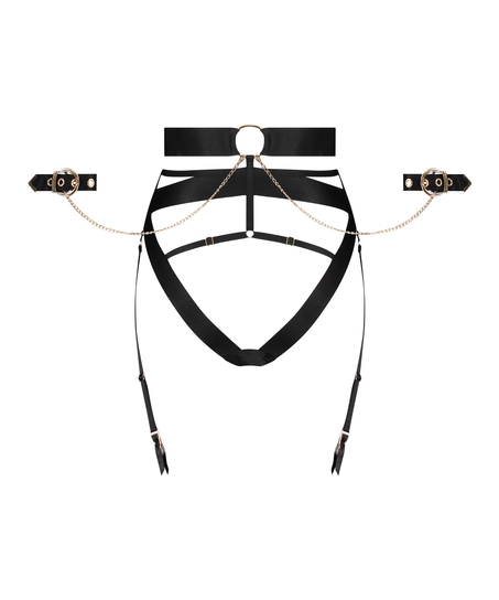 Slip br&eacute;silien Clementine, Noir