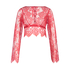 Top Allover Lace, Rouge