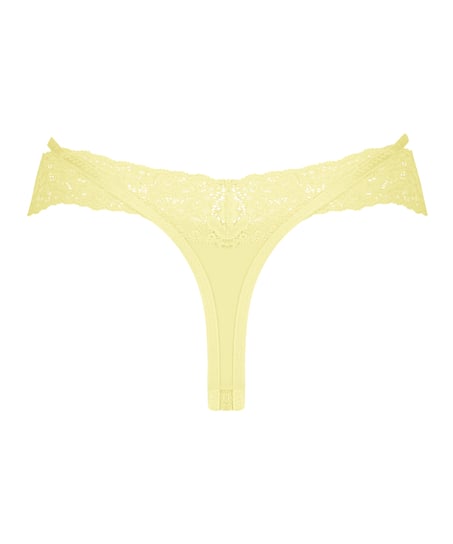 String en V taille très basse Elliena, Jaune