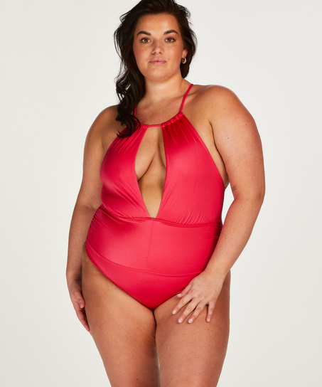 Badeanzug mit hohem Beinausschnitt Grenada, Rose