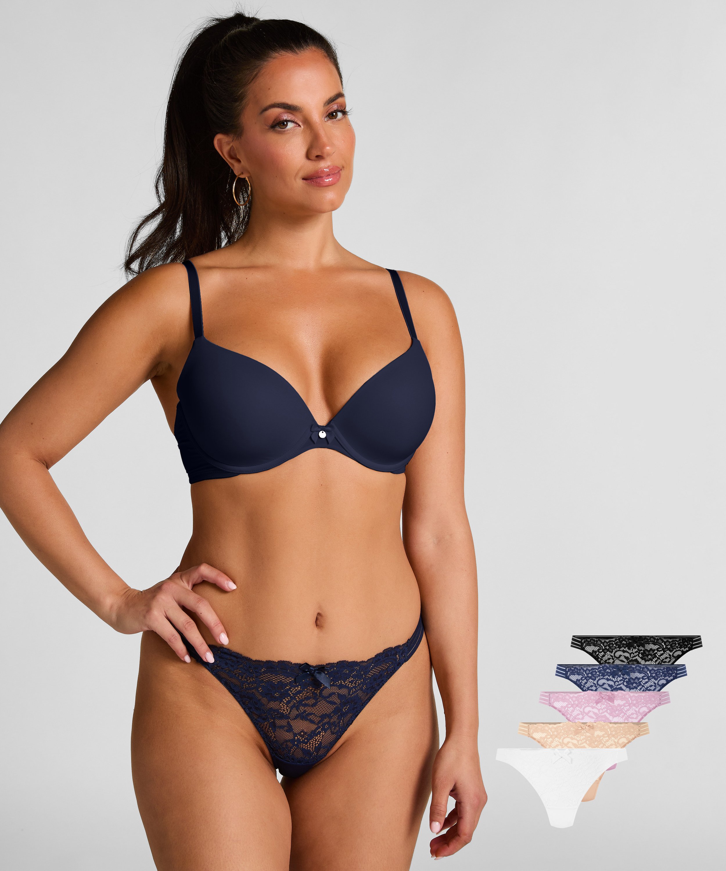 5er-Pack Tangas Sully, Blau, main