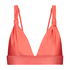 Haut de bikini triangle Luxe, Rouge