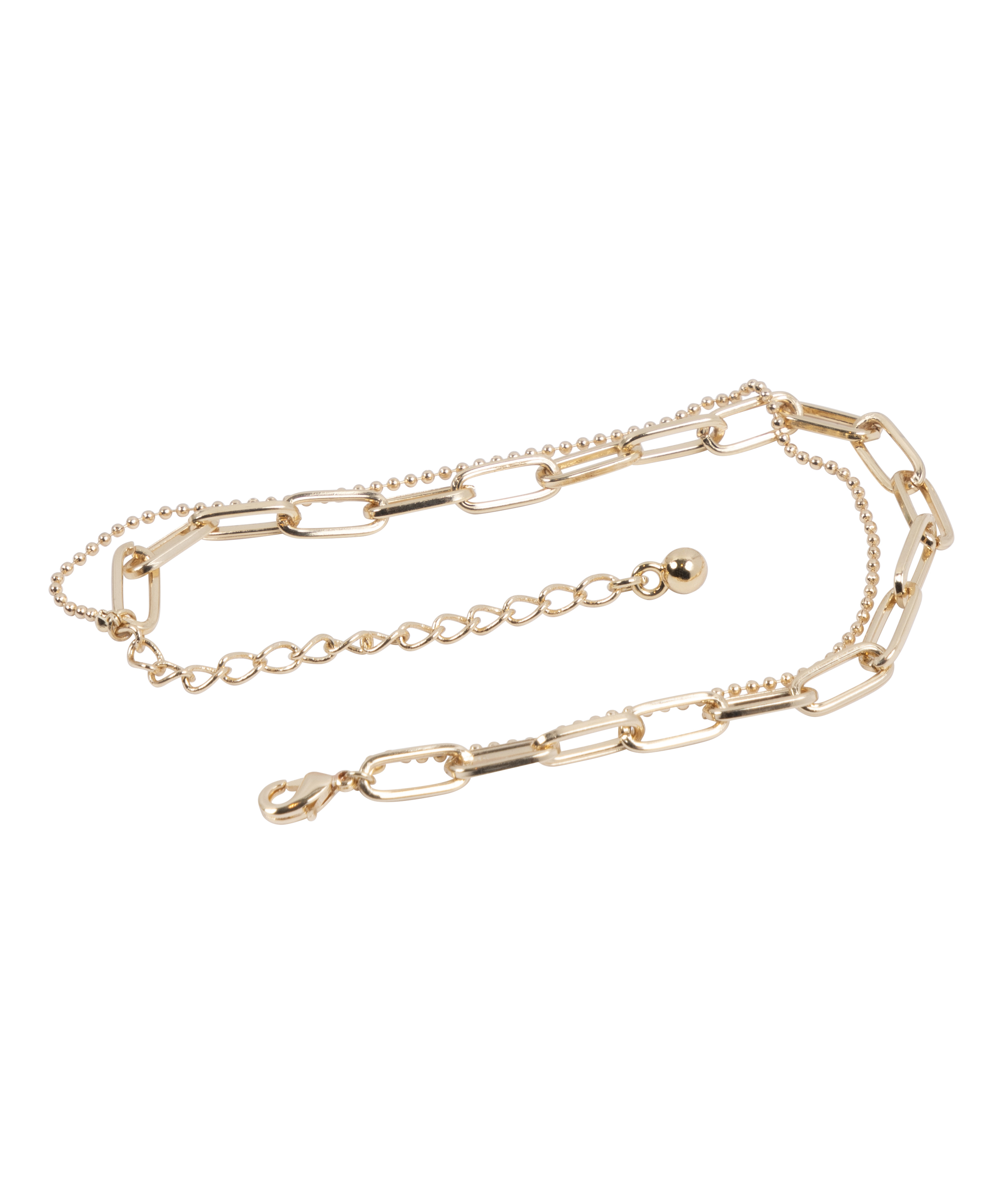 Ketten-Armband, Gelb, main