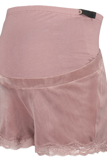 Hunkemöller Short de grossesse Velours Rose