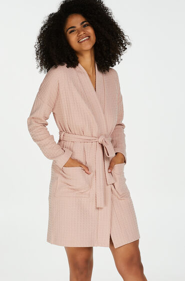 Hunkemöller Bademantel Waffle Rose
