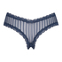 Slip brésilien V-shape mesh, Bleu